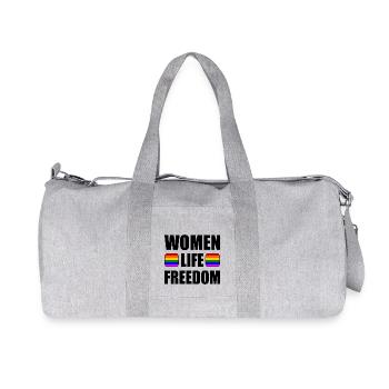 Women life freedom - Sac de sport en toile recyclée Stanley/Stella - gris chiné - Devant