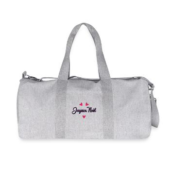 HAPPY NEW YEAR. NEW YEAR'S EVE. BEST WISHES - Recycled Canvas Sports Bag by Stanley/Stella - heather grey - Front