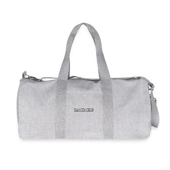 ImsoTired Lol Meme - Recycled Canvas Sports Bag by Stanley/Stella - heather grey - Front