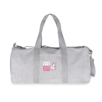 Boston Terrier - Sac de sport en toile recyclée Stanley/Stella - gris chiné - Devant