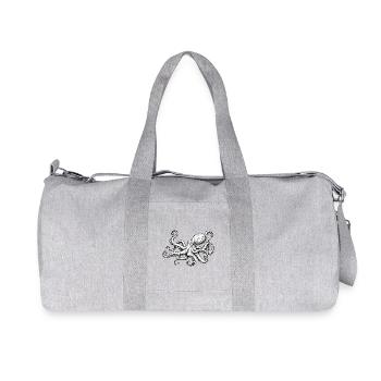 Pieuvre - Sac de sport en toile recyclée Stanley/Stella - gris chiné - Devant