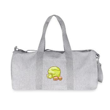 Pistachio ice cream ice cream ice cream ice cream ice cream - Recycled Canvas Sports Bag by Stanley/Stella - heather grey - Front