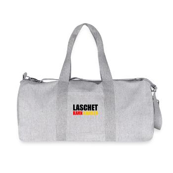 Laschet kann kanzler - Recycelte Canvas-Sporttasche von Stanley/Stella - Grau meliert - Vorne