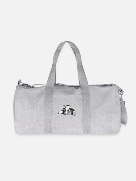Australian Shepherd - Recycelte Canvas-Sporttasche von Stanley/Stella - Grau meliert