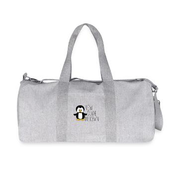 New Dude in Town - Recycelte Canvas-Sporttasche von Stanley/Stella - Grau meliert - Vorne