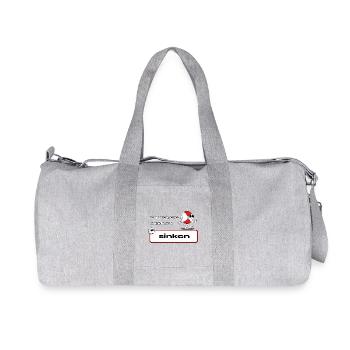 Je refuse de couler - Sac de sport en toile recyclée Stanley/Stella - gris chiné - Devant