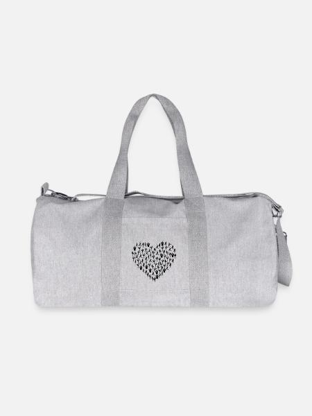 Yoga - Recycelte Canvas-Sporttasche von Stanley/Stella - Grau meliert