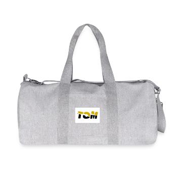 Tom - Recycelte Canvas-Sporttasche von Stanley/Stella - Grau meliert - Vorne