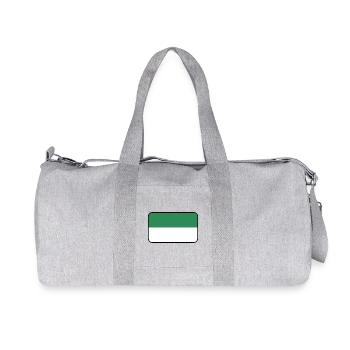 Logo du drapeau de Vlieland – Tenue insulaire - Sac de sport en toile recyclée Stanley/Stella - gris chiné - Devant