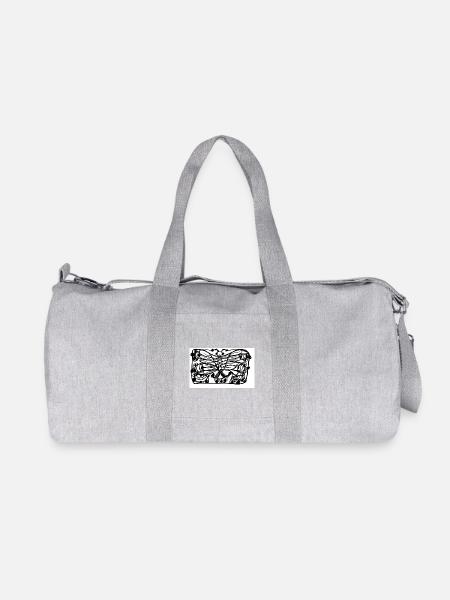 Versteckte Blicke - Recycelte Canvas-Sporttasche von Stanley/Stella - Grau meliert