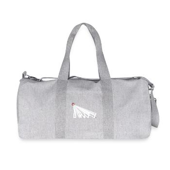 UNIFIER les Peuples et la Terre : Le Soleil Japonais se lève - Sac de sport en toile recyclée Stanley/Stella - gris chiné - Devant