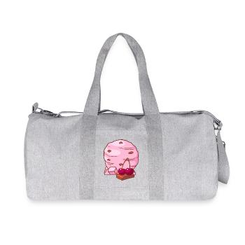 Cherry Ice Cream Ice Cream Ice Cream Ice Cream - Recycled Canvas Sports Bag by Stanley/Stella - heather grey - Front