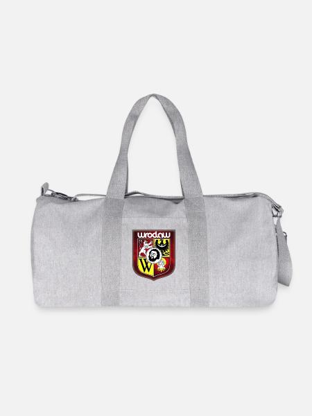 Breslau - Polen - Recycelte Canvas-Sporttasche von Stanley/Stella - Grau meliert
