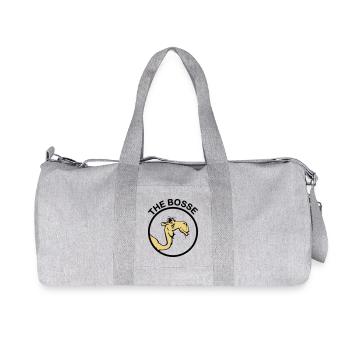 The Bosse II - Sac de sport en toile recyclée Stanley/Stella - gris chiné - Devant