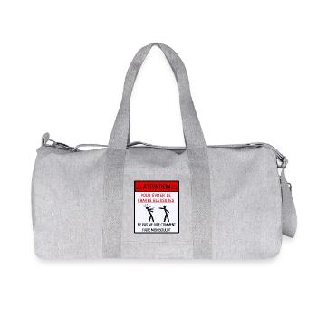 Ne pas me dire comment faire mon boulot - Sac de sport en toile recyclée Stanley/Stella - gris chiné - Devant