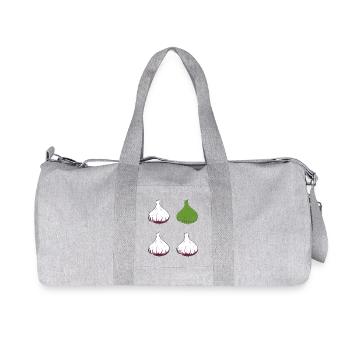Garlic 4 - Recycled Canvas Sports Bag by Stanley/Stella - heather grey - Front