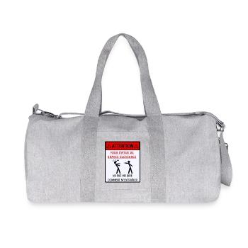 Ne pas me dire comment m'entraîner - Sac de sport en toile recyclée Stanley/Stella - gris chiné - Devant