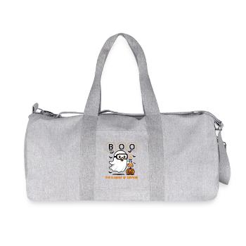 Halloween Ghost Scientist Drôle Enseignant Et Enfants - Sac de sport en toile recyclée Stanley/Stella - gris chiné - Devant