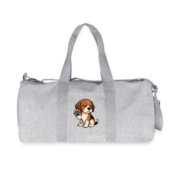 Beagle Beagle owner Beagle owner beagle dog - Recycled Canvas Sports Bag by Stanley/Stella - heather grey - Front