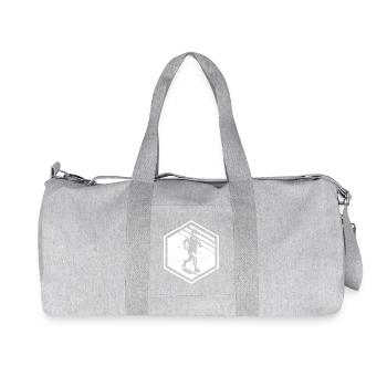 Modern Running Artwork - Recycled Canvas Sports Bag by Stanley/Stella - heather grey - Front