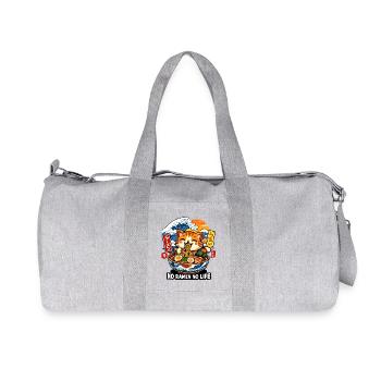 Ramen Is Life - Recycled Canvas Sports Bag by Stanley/Stella - heather grey - Front