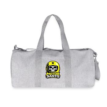 Logo du Crâne de Motor Santo - Sac de sport en toile recyclée Stanley/Stella - gris chiné - Devant