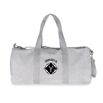 Emblème Frondeur - Sac de sport en toile recyclée Stanley/Stella - gris chiné - Devant