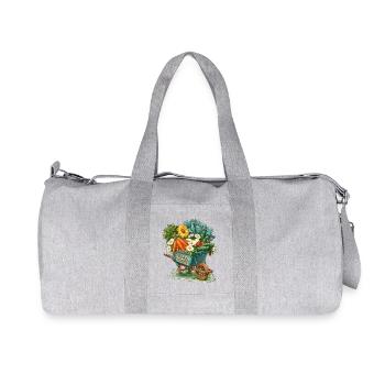 Veggie Patch Victory Garden Wheelbarrow - Recycled Canvas Sports Bag by Stanley/Stella - heather grey - Front