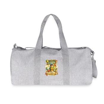 Endlich Schulkind – Einschulung Motiv - Recycelte Canvas-Sporttasche von Stanley/Stella - Grau meliert - Vorne