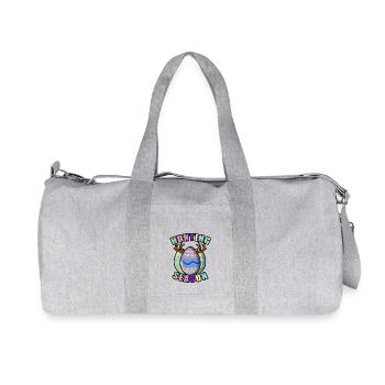 Easter Eggs Hunt - Easter Hunting Season! - Recycled Canvas Sports Bag by Stanley/Stella - heather grey - Front