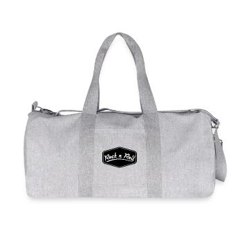 Forme de bouclier Rock n Roll - Sac de sport en toile recyclée Stanley/Stella - gris chiné - Devant