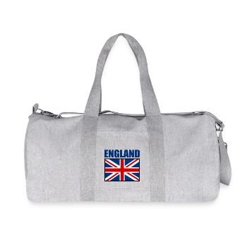 England - Recycled Canvas Sports Bag by Stanley/Stella - heather grey - Front