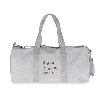 Nurse - Recycled Canvas Sports Bag by Stanley/Stella - heather grey - Front