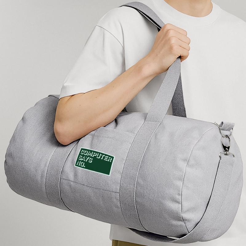 Computer Says No Funny Programmer Nerd Technique Recycled Canvas Sports Bag by Stanley/Stella