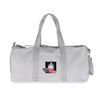 SELECT finger FROM hand - Recycelte Canvas-Sporttasche von Stanley/Stella - Grau meliert - Vorne