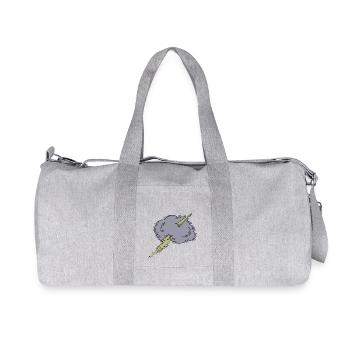 soleil arc-en-ciel nuages soleil météo cloud52 - Sac de sport en toile recyclée Stanley/Stella - gris chiné - Devant