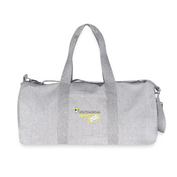Volunteer Fire Brigade , Firefighter because I (25 - Recycled Canvas Sports Bag by Stanley/Stella - heather grey - Front