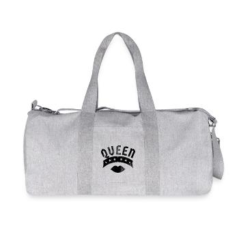 Queen - Recycled Canvas Sports Bag by Stanley/Stella - heather grey - Front