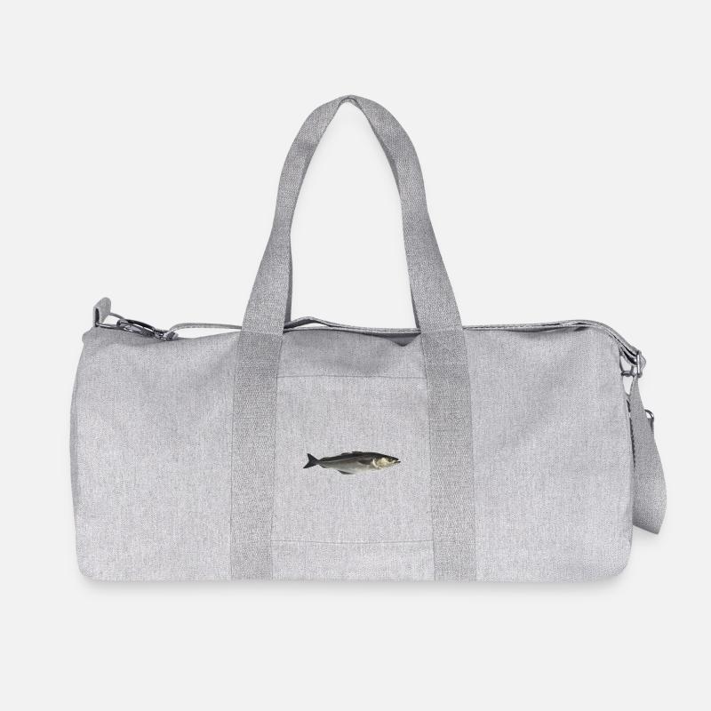 Fisch Pollack - Recycelte Canvas-Sporttasche von Stanley/Stella - Grau meliert
