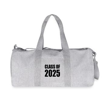 Class of 2025 - Recycled Canvas Sports Bag by Stanley/Stella - heather grey - Front