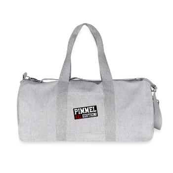 Pimmel XXL Edition - Recycelte Canvas-Sporttasche von Stanley/Stella - Grau meliert - Vorne