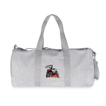 0559 steyr - Sac de sport en toile recyclée Stanley/Stella - gris chiné - Devant