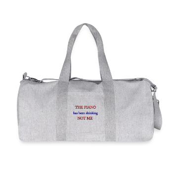 Piano 04 - Recycled Canvas Sports Bag by Stanley/Stella - heather grey - Front