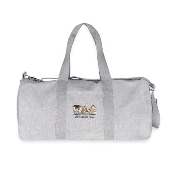 Schwäbisch Hall, Southern Germany, Drawing - Recycled Canvas Sports Bag by Stanley/Stella - heather grey - Front