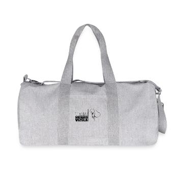 TEAM Wirehaired Vizsla Dog Vischel Wilsigns - Recycled Canvas Sports Bag by Stanley/Stella - heather grey - Front