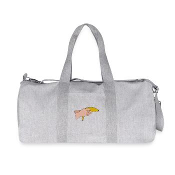 Lethal banana - Recycled Canvas Sports Bag by Stanley/Stella - heather grey - Front
