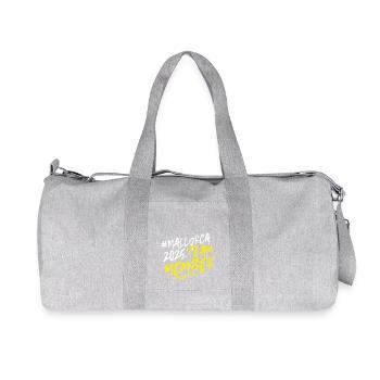 Mallorca 2025 Team - Recycelte Canvas-Sporttasche von Stanley/Stella - Grau meliert - Vorne