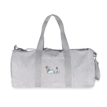 Happy Winter - Sac de sport en toile recyclée Stanley/Stella - gris chiné - Devant