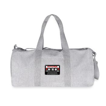 Heavy metal cassette - old school - Recycled Canvas Sports Bag by Stanley/Stella - heather grey - Front