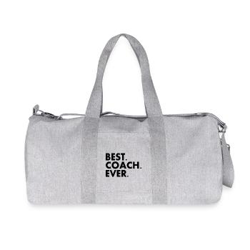 Best coach ever - Sac de sport en toile recyclée Stanley/Stella - gris chiné - Devant